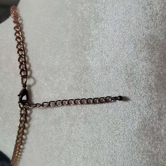 Estate Iridescent Crystal Necklace - Picture 2 of 2